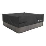 Premium Waterproof Square Hot Tub Cover 96"x96