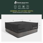 Premium Waterproof Square Hot Tub Cover 96"x96
