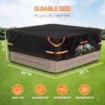 VniYors 600D Waterproof Hot Tub Cover