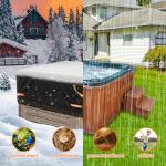 VniYors 600D Waterproof Hot Tub Cover