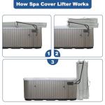 TOCRETOARE Adjustable Hot Tub Cover Lifter
