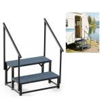 Heavy Duty Non-Slip Hot Tub Steps with Handrails