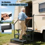 Heavy Duty Non-Slip Hot Tub Steps with Handrails