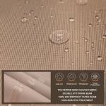 ULTCOVER Waterproof 600D Polyester Square Hot Tub Cover Outdoor SPA Covers 80 x 80 inch