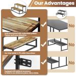 Lumil Garage Steps, Prefab Stairs for Permanent Installation, Not The Portable/Light Weight Alternatives, Hot Tub Stairs, Prefab Outdoor Wood Stairs for Home, Porch Steps
