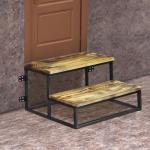 Lumil Garage Steps, Prefab Stairs for Permanent Installation, Not The Portable/Light Weight Alternatives, Hot Tub Stairs, Prefab Outdoor Wood Stairs for Home, Porch Steps