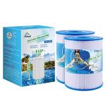 TOREAD NSF-50 Certified Watkins 31114 Replacement Tiger River Spa Filter, Compatible Unicel C-8465, PWK65, Filbur FC-3960, 71827, 71828 Hot Tub Filter, 65 sq. ft Hot Spring Spa Filter (2 Pack)