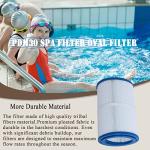 Ketofa 𝗨𝗽𝗴𝗿𝗮𝗱𝗲 PDM30 Spa Filter, 𝗣𝗗𝗠𝟯𝟬 Replacement Cartridge Oval Filter Compatible with Pleatco PDM30 Dream Maker Filbur FC9940 Hot Tubs Other 461269, 30 sq.ft - 2 Packs