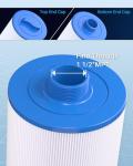 POOLPURE Replacement Filter for PMAX50P4, Unicel 5CH-35,Filbur FC-0300, Baleen AK-90109, Excel Filters XLS-526, Darlly 50353, Pure N Clean PC-0300, SD-00780, SD-00650 Filter Cartridge (1 1/2" MPT)