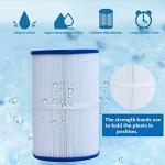 Ketofa 𝗨𝗽𝗴𝗿𝗮𝗱𝗲 PDM30 Spa Filter, 𝗣𝗗𝗠𝟯𝟬 Replacement Cartridge Oval Filter Compatible with Pleatco PDM30 Dream Maker Filbur FC9940 Hot Tubs Other 461269, 30 sq.ft - 2 Packs