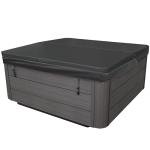 Surfaces Outdoor Hot Tub, Fits 4 Adults, 36 Jets, Double Lounger Seat Spa, Bluetooth, LED Lights, Cover Included, Wellness Tool, Aqualife by Strong Spas