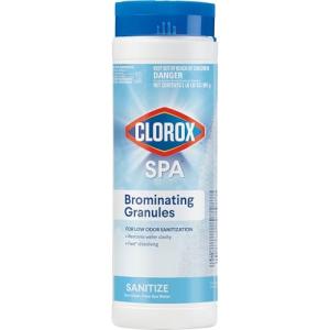 Clorox® Pool&Spa™ Spa Brominating Granules, for Low, Odor Sanitization, Restores Water Clarity in Hot Tubs and Spas, 2 lb (Pack of 1)