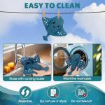 PELONI Hot-Tub-Scum-Absorber-Devilfish-Hot-Tub-Floating-Sponge-Scum-Remover Reusable-Scum-Bug-Hot-Tub-Oil-Scum-Absorbing-Sponge Keep Water Cleaner Spa & Pool Bath Scum-Hot-Tub-Accessories Adults Kids