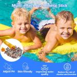 OBMAO Hot Tub Mineral Stick, Spa Mineral Stick,Hot Tub Stick, with 4 Months Lifetime Universal for Pool&Hot Tub to Keep Water Clear(Yellow,2PCS)