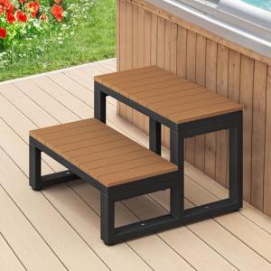 LUE BONA Outdoor Hot Tub 2-Step Stool