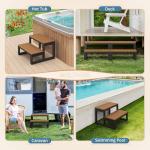 LUE BONA Outdoor Hot Tub 2-Step Stool