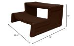 Espresso Multi-Purpose Hot Tub Steps and Accessories