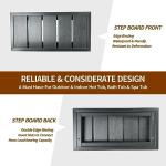 Durable Dark Grey Hot Tub Steps for Easy Access