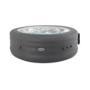 INTEX SimpleSpa Inflatable Hot Tub, 6 Person Jet Massage Spa with Built-in Pump and Cover - Portable Outdoor Tub with Bubble Jets for Home, Backyard, and Patio
