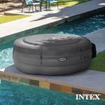 INTEX SimpleSpa Inflatable Hot Tub, 6 Person Jet Massage Spa with Built-in Pump and Cover - Portable Outdoor Tub with Bubble Jets for Home, Backyard, and Patio