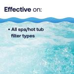 HTH Spa 86123 Filter Cleaner, Spa & Hot Tub Chemical Deep Cleans Filter, Extends Filter Life, 16 oz