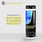 Spa Chlorine for Hot Tub Sanitizer 2lbs - Quick Dissolving Hot Tub Chlorine Granules, Spa Chemicals Made in The USA - AquaDoc