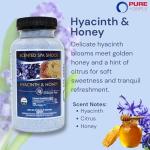 Scented Spa Shock - Non-Chlorine Shock for Any Spa or Hot Tub- Use with Bromine Tablets or Spa Chlorine. Hyacinth Honey Fragrance Infused Crystals Treat Water and Oxidize Chemical Odors
