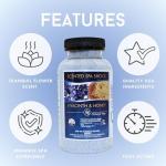 Scented Spa Shock - Non-Chlorine Shock for Any Spa or Hot Tub- Use with Bromine Tablets or Spa Chlorine. Hyacinth Honey Fragrance Infused Crystals Treat Water and Oxidize Chemical Odors