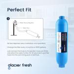 GLACIER FRESH Garden Hose End Pre-Filter for Swimming Pool, Hot Tubs, Spa, Inflatable Pool, Ponds, Greatly Reduces Bad Taste, Odors, Chlorin and Sediment, up to 8,000 Gallons, 1 Pack
