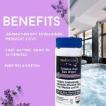 Lavender Scented SPA Shock- Oxygen Enhanced Aromatherapy for SPAS & HOT TUBS- Enjoy Crystal Clear Water with an Exquisite Fragrance- Chlorine Free OXIDIZING Crystals- 2 LB JAR