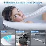 Inflatable Portable Spa Bathtub for Adults