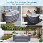 Inflatable Portable Spa Bathtub for Adults