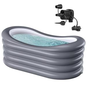 Portable Inflatable Hot Tub with Electric Pump