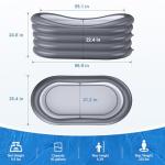 Portable Inflatable Hot Tub with Electric Pump