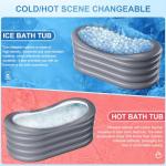 Portable Inflatable Hot Tub with Electric Pump
