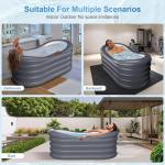 Portable Inflatable Hot Tub with Electric Pump