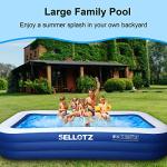 Oversized Inflatable Family Pool for Summer Fun