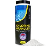 Spa Chlorine for Hot Tub Sanitizer 2lbs - Quick Dissolving Hot Tub Chlorine Granules, Spa Chemicals Made in The USA - AquaDoc