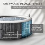 Intex PureSpa Deluxe Inflatable Spa Set for 4