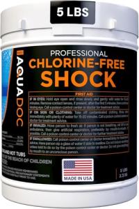 Aquadoc Non-Chlorine Spa Shock for Hot Tub - Chlorine Free Treatment & Enhanced Shock to Assist Bromine - Suitable Oxidizer - 5lbs