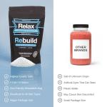 Relax Spa & Bath, Epsom & Dead Sea Salts, Aromatherapy Bath Salts for Hot Tub, Bath, or Spa, Infused with Magnesium, Rebuild Athletic Soak Therapy