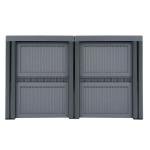 Gelacie Universal Hot Tub Steps 2-Step Spa Stairs with Storage 500 LBS Capacity Textured Step for Hot Tub/Camper/SPA Pool/Pet Stairs Charcoal Grey