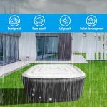 4.2ft Inflatable Hot Tub Energy Saving Cover