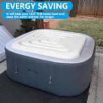 4.2ft Inflatable Hot Tub Energy Saving Cover