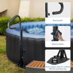Adjustable Two-Way Hot Tub Handrails with Swivel