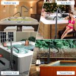 Adjustable Two-Way Hot Tub Handrails with Swivel
