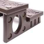 XtremepowerUS Heavy Duty Hot Tub Steps, Mocha