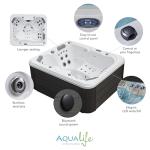 Aqualife 4-Person Hot Tub with 41 Jets