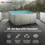 LifeSmart 5-Person Outdoor Hot Tub with Jets