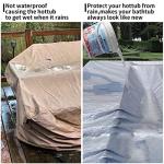 96"x96" Hot Tub Cover Cap for Sun Protection